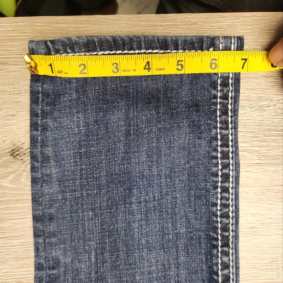 Rock and Roll Cowgirl Jeans 29 x 32 Skinny Jean Rhinestone - Picture 2 of 9